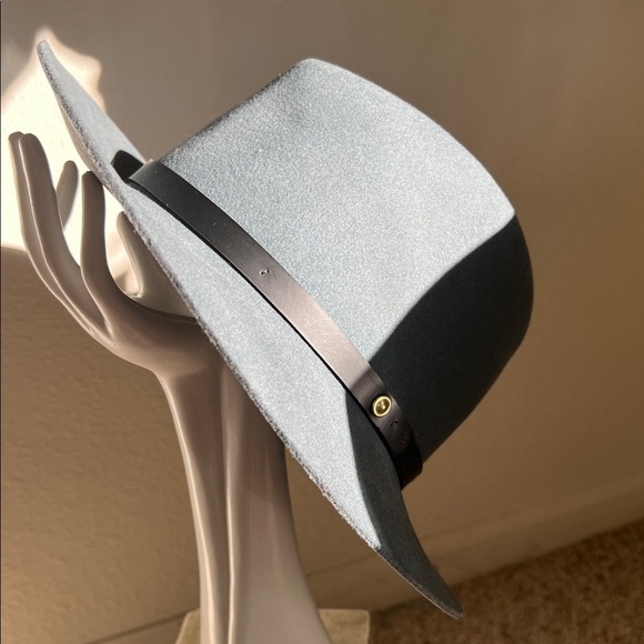 rag & bone Women’s Slate Gray Felt Floppy Brim Fedora Size Medium main image 8